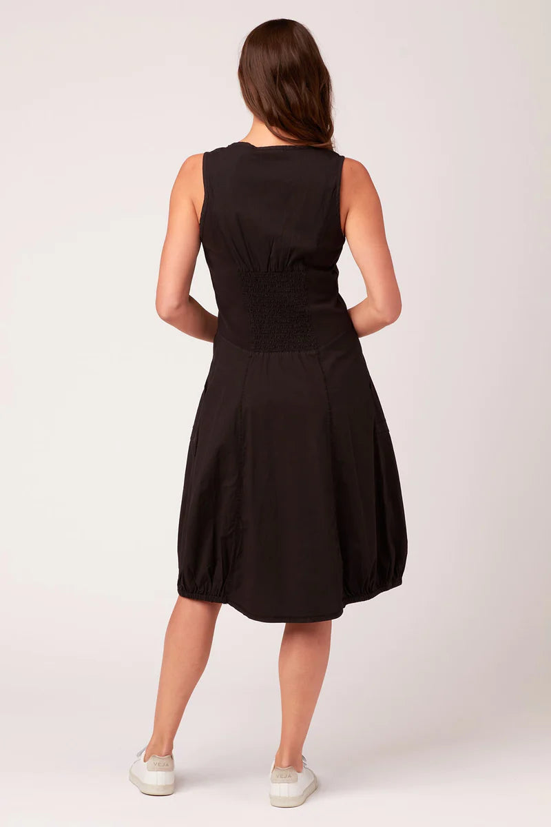 Gibbon Tank Dress - Black by XCVI — view 3