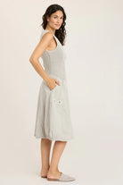 Gibbon Tank Dress - Whitecap Pigment by XCVI — alternate view