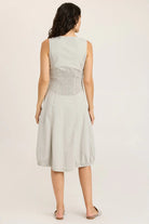 Gibbon Tank Dress - Whitecap Pigment by XCVI — view 3