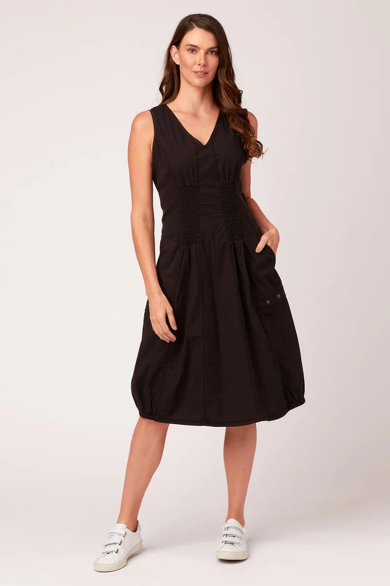 Gibbon Tank Dress - Black by XCVI | 25 South Boutiques