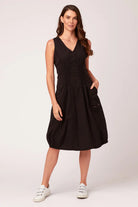 Gibbon Tank Dress - Black by XCVI | 25 South Boutiques
