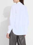 Connie Micro Beaded Shirt - White by Lysse — view 4