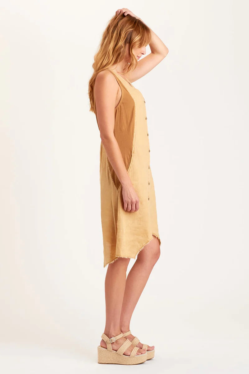 Francis Tank Dress - Butternut by XCVI — alternate view