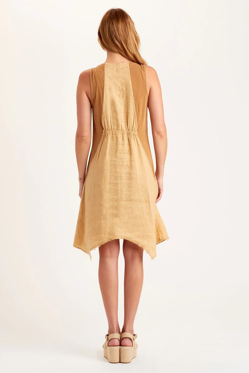 Francis Tank Dress - Butternut by XCVI — view 3