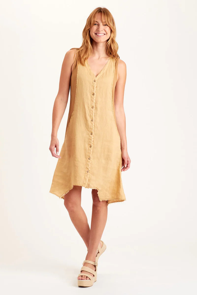 Francis Tank Dress - Butternut by XCVI | 25 South Boutiques