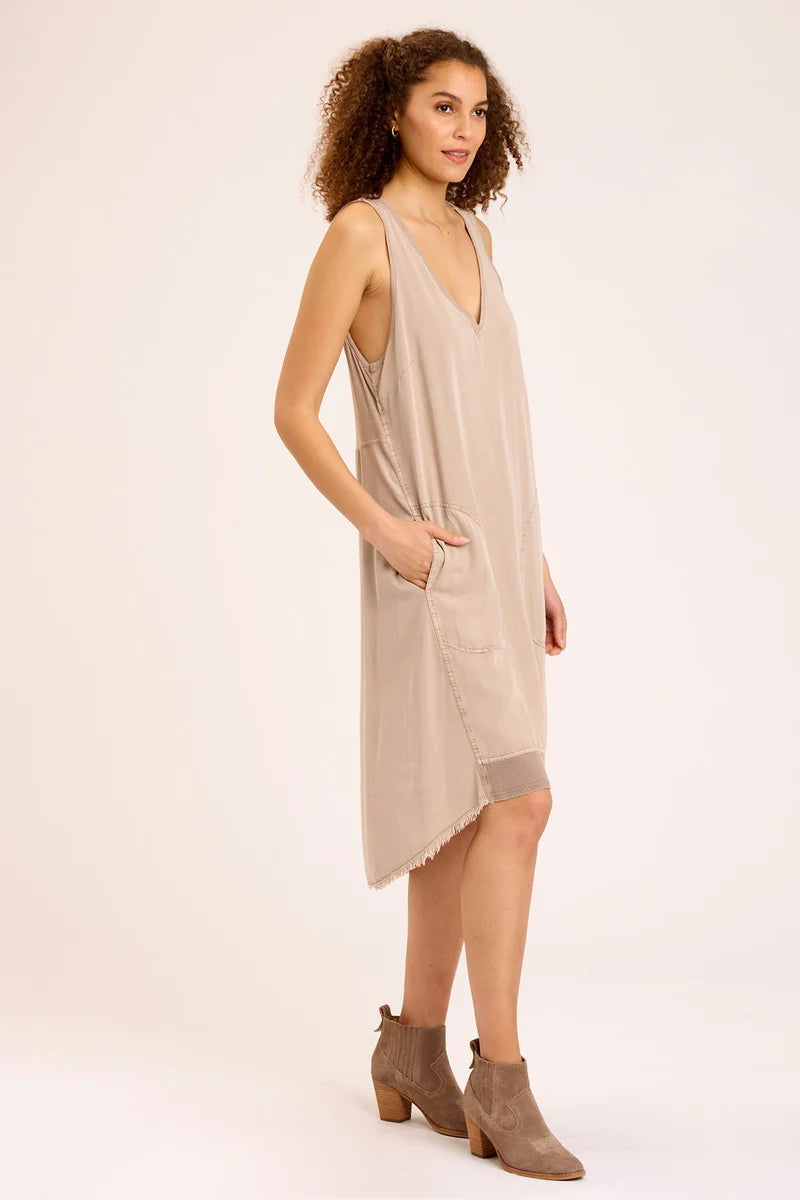 Winesa Tank Dress - Sandalwood Pigment by XCVI — alternate view
