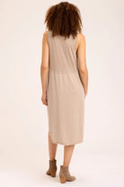 Winesa Tank Dress - Sandalwood Pigment by XCVI — view 3