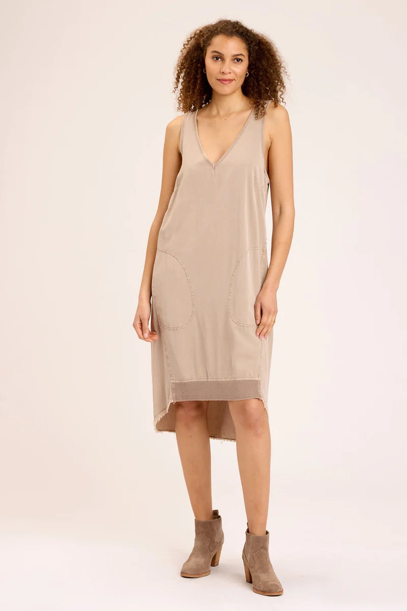 Winesa Tank Dress - Sandalwood Pigment by XCVI | 25 South Boutiques
