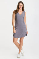 Twill Penta Dress - Nebulous Pigment by XCVI | 25 South Boutiques