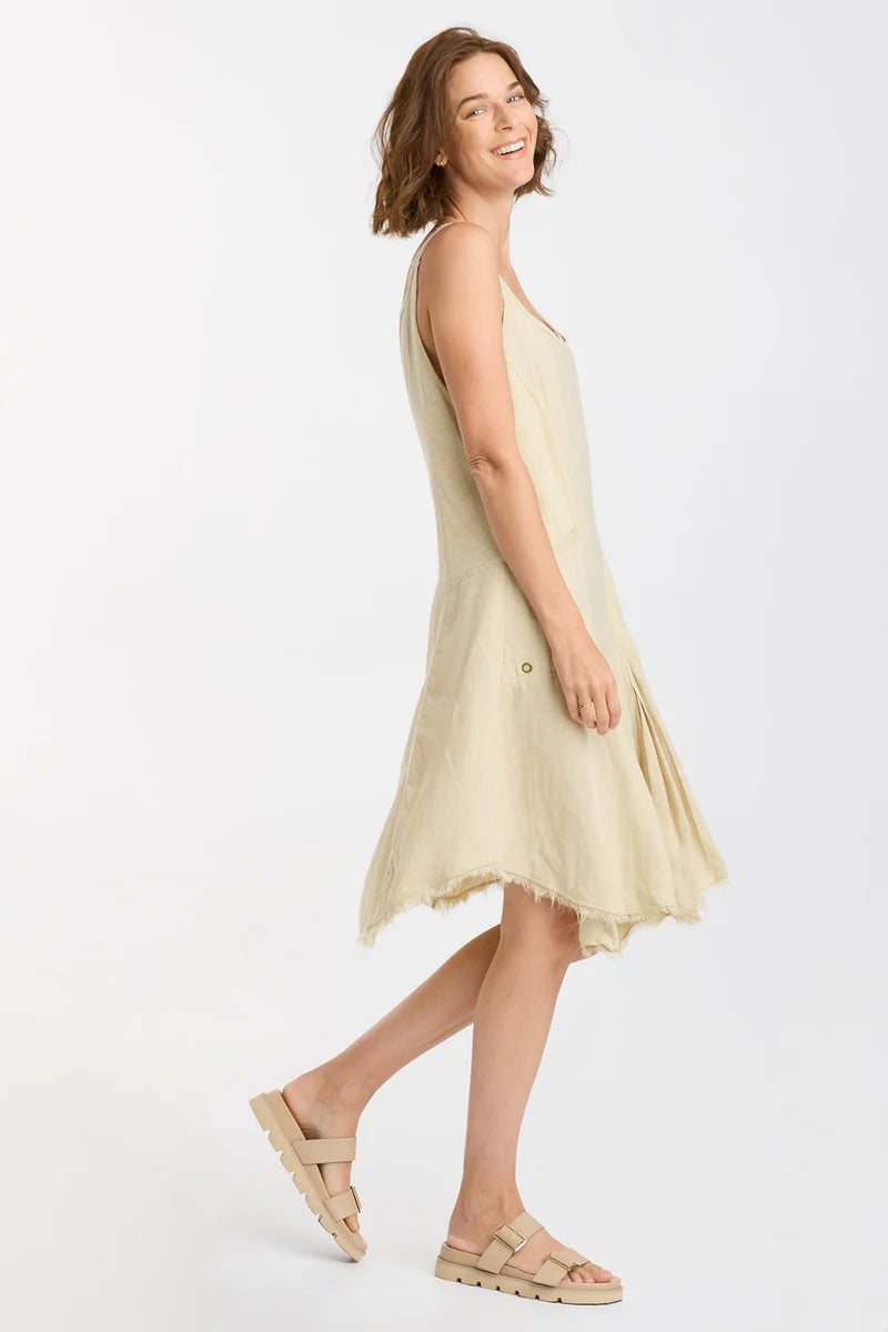 Coralie Dress - Gypsum by XCVI — alternate view
