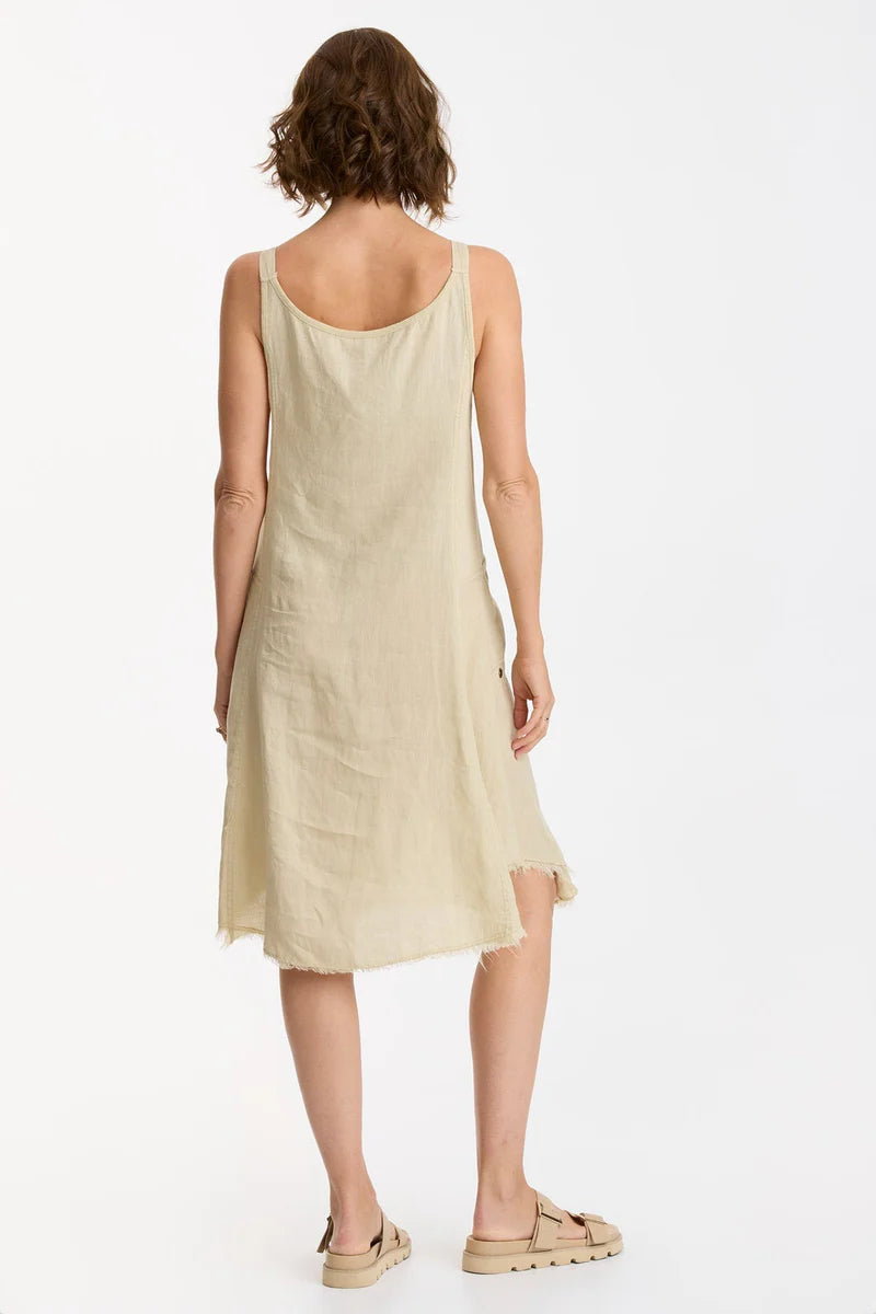 Coralie Dress - Gypsum by XCVI — view 3