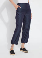 Monique Tailored Cargo - Solid Indigo by Lysse | 25 South Boutiques