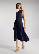 Renzo II Pleated Midi Dress - Riviera by A.L.C — alternate view
