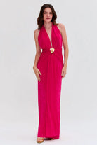 Radiant Jersey Halterneck - Pink by PatBo — alternate view