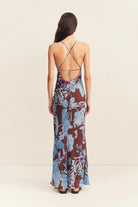 Olsen Lace Back Bias Midi Dress - Arcadian Floral by Shona Joy — view 4