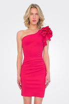 Umar Mini Dress - Lampone by Chiara Boni — alternate view
