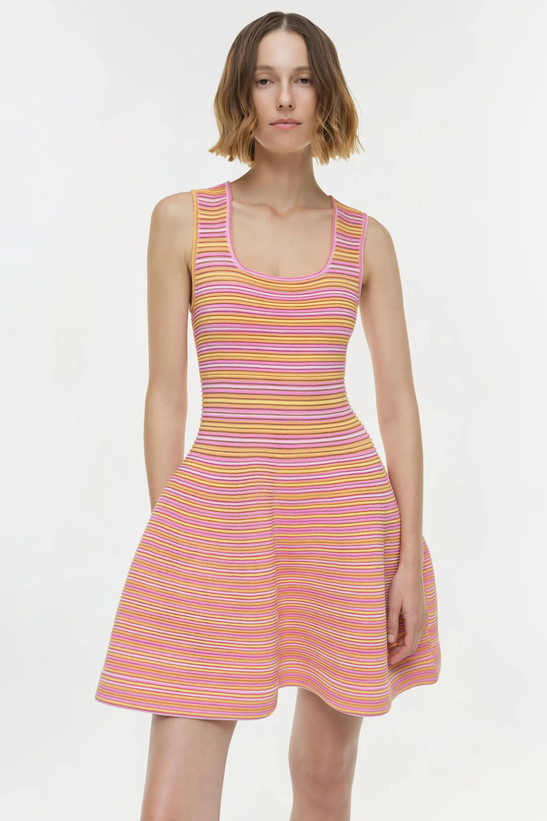Cally Mini Dress - Citrus Multi by Jonathan Simkhai — alternate view