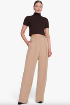 Lilou Top - Dark Chocolate by STAUD — view 4