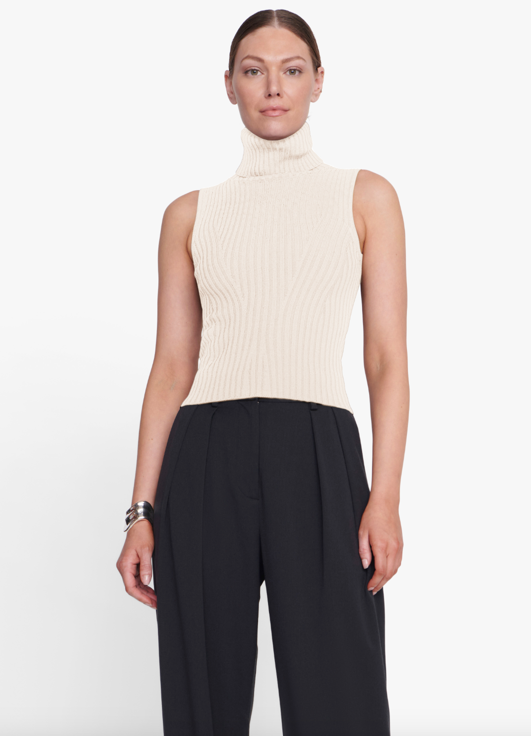 Callum Top - Ivory by STAUD | 25 South Boutiques