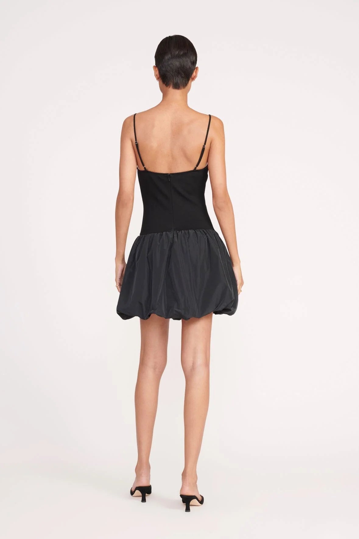 Ablee Dress - Black by STAUD — view 4