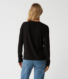 Clarissa Long Sleeve Top - Black by Michael Stars — view 4