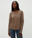 Clarissa Long Sleeve Top - Cobblestone by Michael Stars | 25 South Boutiques