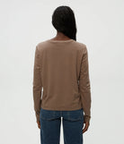 Clarissa Long Sleeve Top - Cobblestone by Michael Stars — view 3