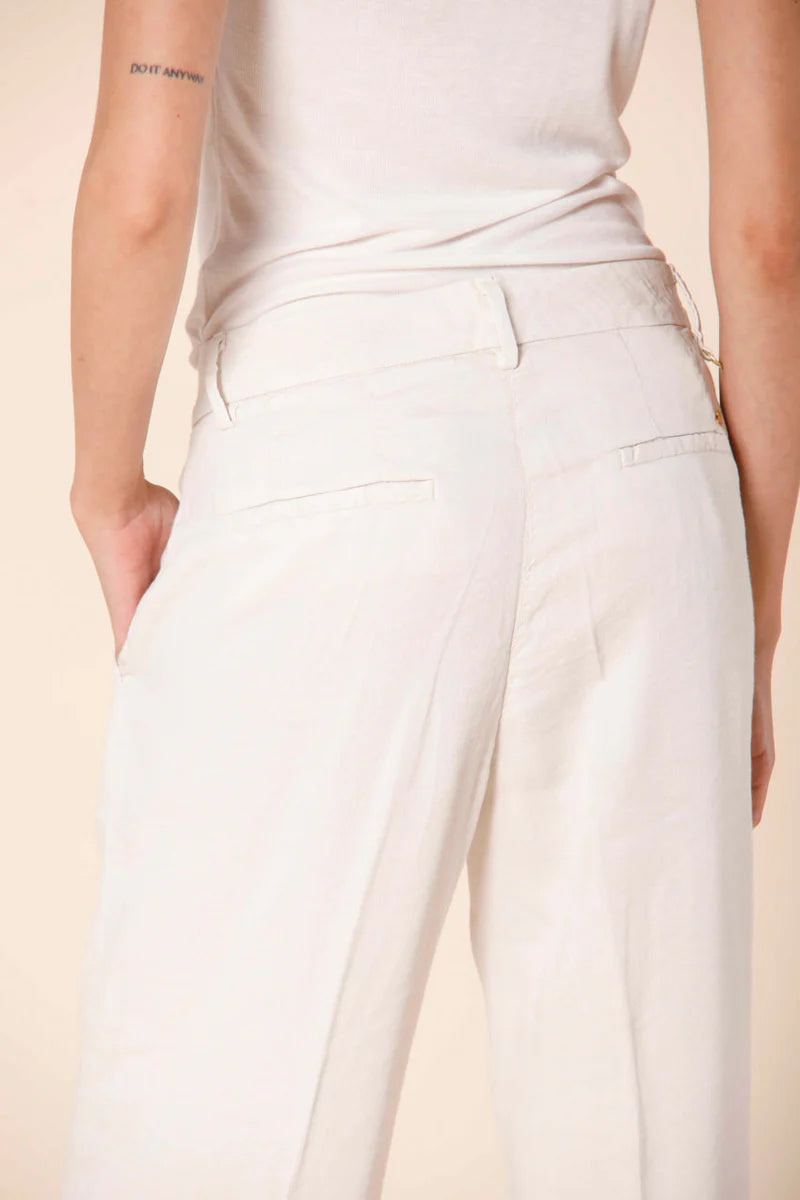 Straight Chino Pants - Linen Stucco by Masons — view 3