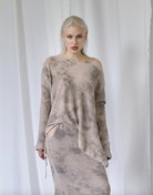 Knitted Sweater - Beige Dirty by Nostra Santissima | 25 South Boutiques