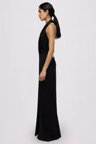 Janice Tuxedo Gown - Black by Jonathan Simkhai — view 5