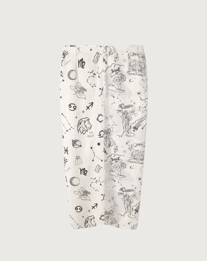 Luna Tie Front Skirt - Zodiac by Me369 — view 4