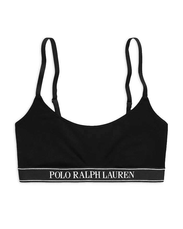 Logo Bralette - Onyx by Polo Ralph Lauren — view 4