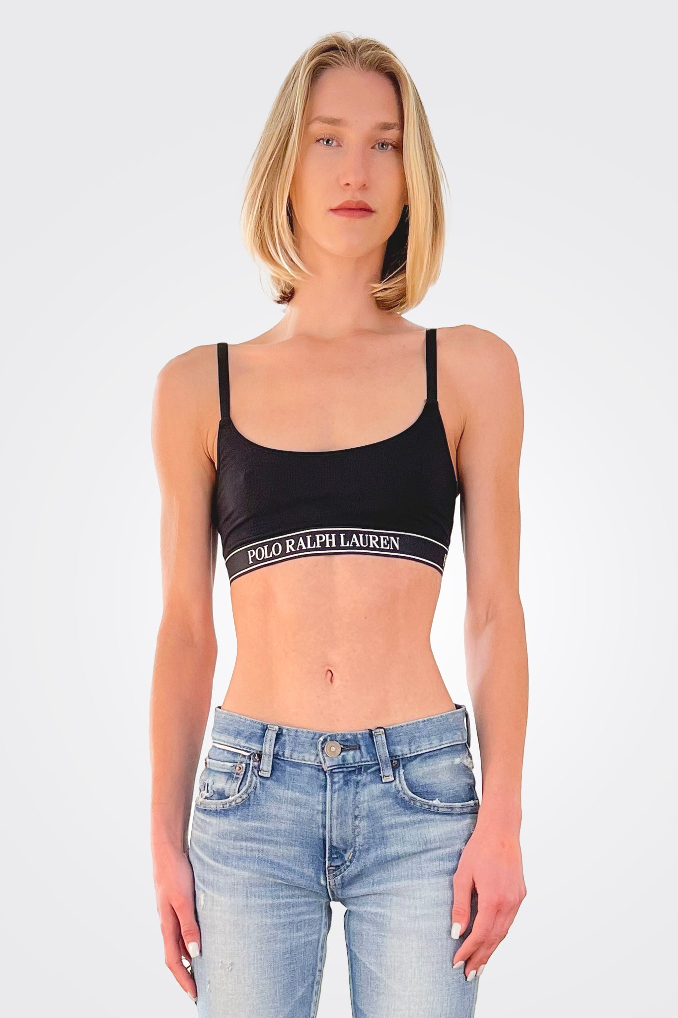 Logo Bralette - Onyx by Polo Ralph Lauren | 25 South Boutiques