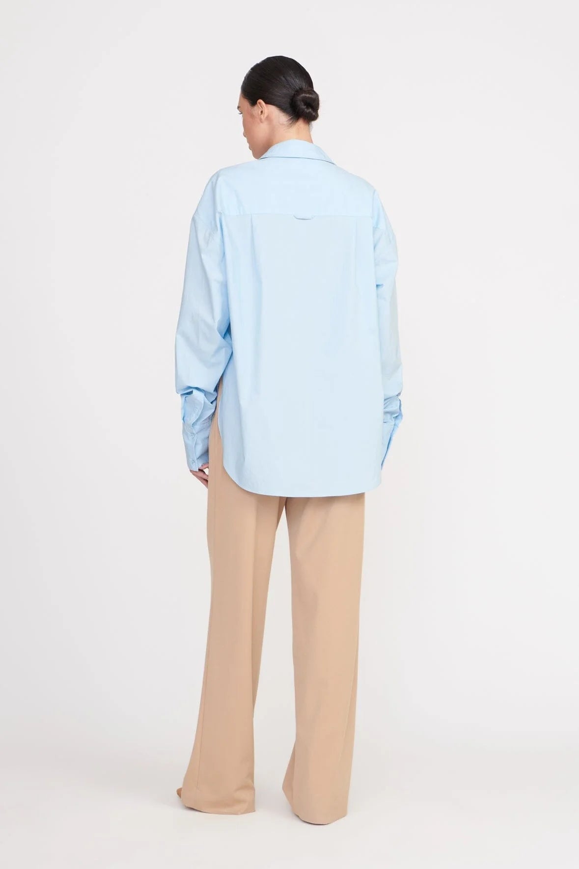 Colton Shirt - French Blue by STAUD — view 5