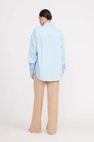 Colton Shirt - French Blue by STAUD — view 5