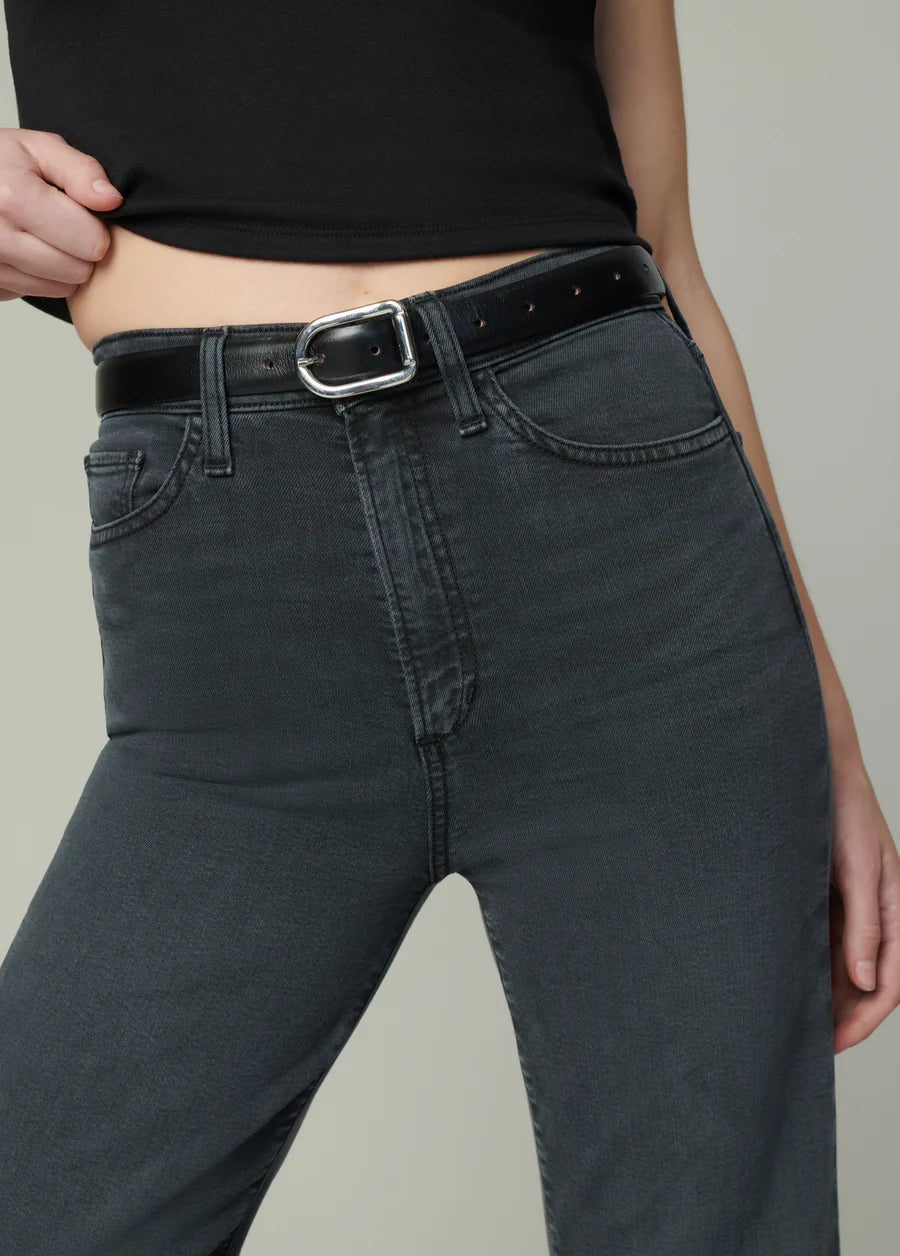 The Mia High Rise Wide Leg Ankle - Black Cat by Joe's Jeans — view 3