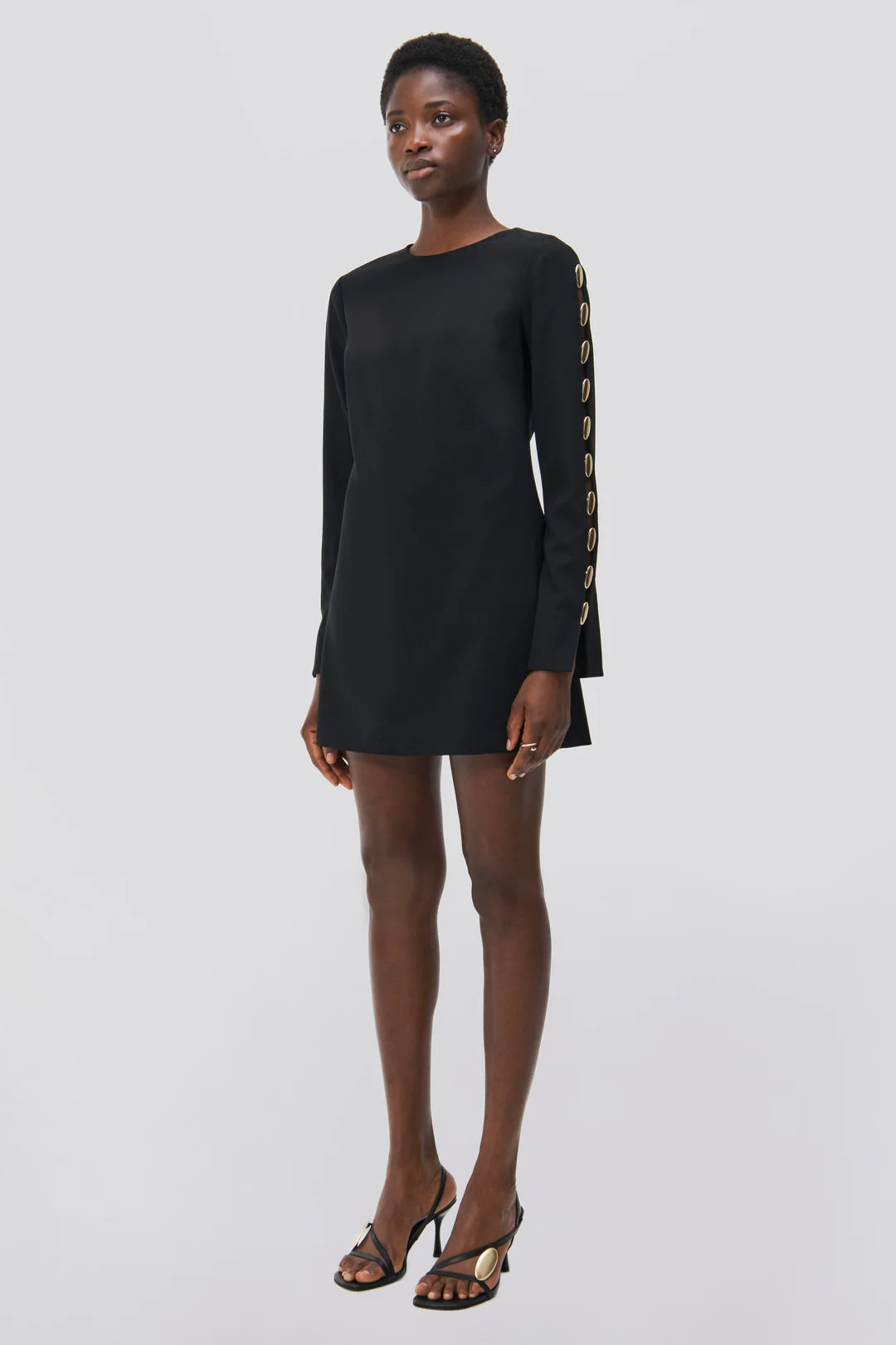 Joisian Dress - Black by Jonathan Simkhai — view 3