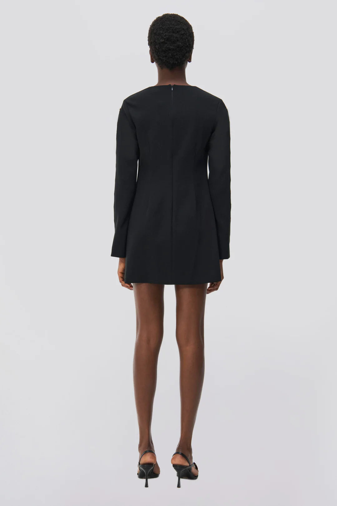 Joisian Dress - Black by Jonathan Simkhai — view 4