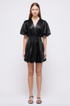 Luisa Bubble Mini Dress - Black by Jonathan Simkhai | 25 South Boutiques