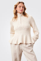 Susanna Peplum Polo - Ivory by Jonathan Simkhai | 25 South Boutiques
