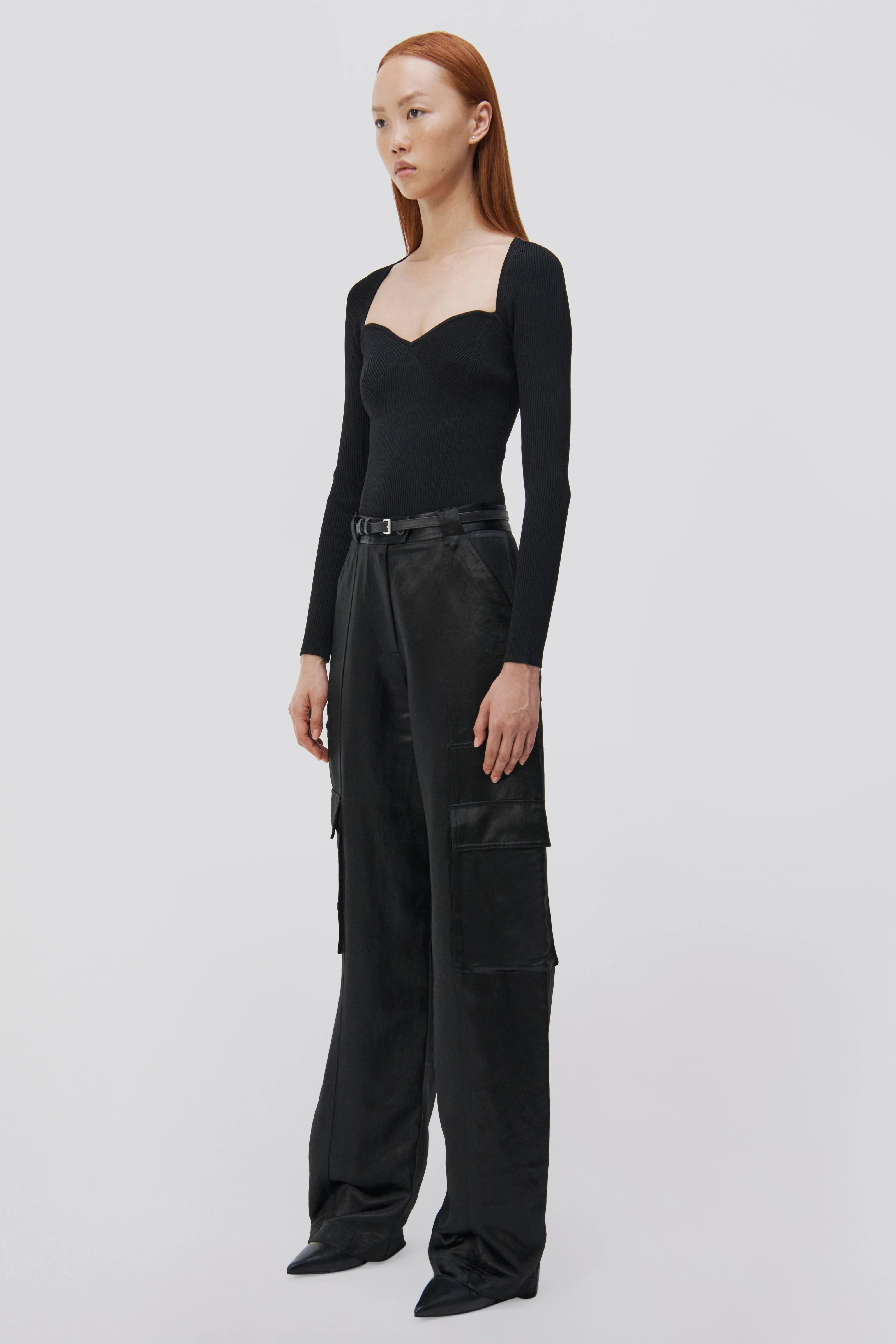 Beatriz Pant - Black by Jonathan Simkhai — alternate view