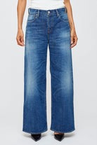 Andalusia Super Wide Pants - Blue by Moussy | 25 South Boutiques