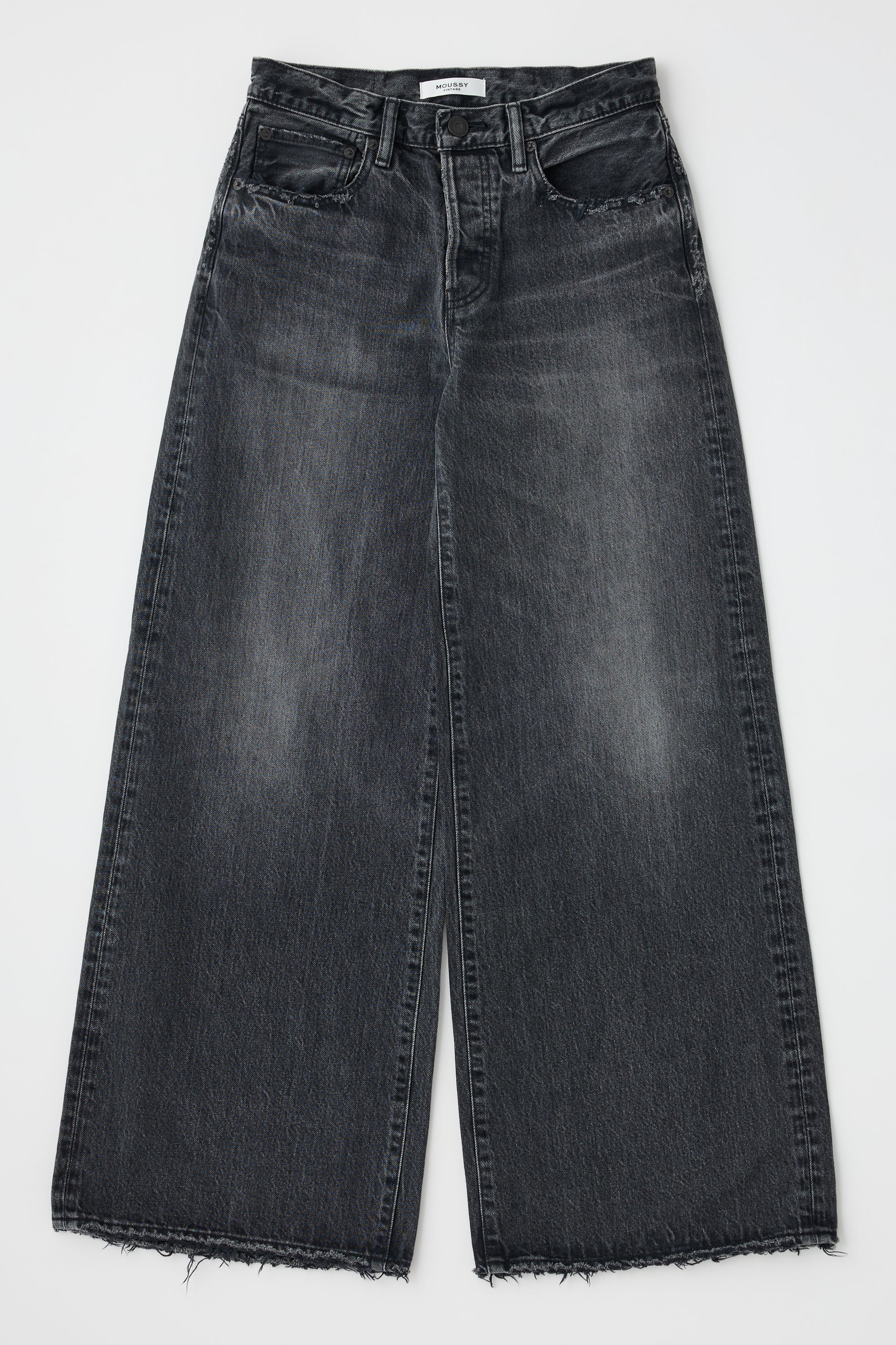 Bowden Straight Baggy - Light Black by Moussy — view 5