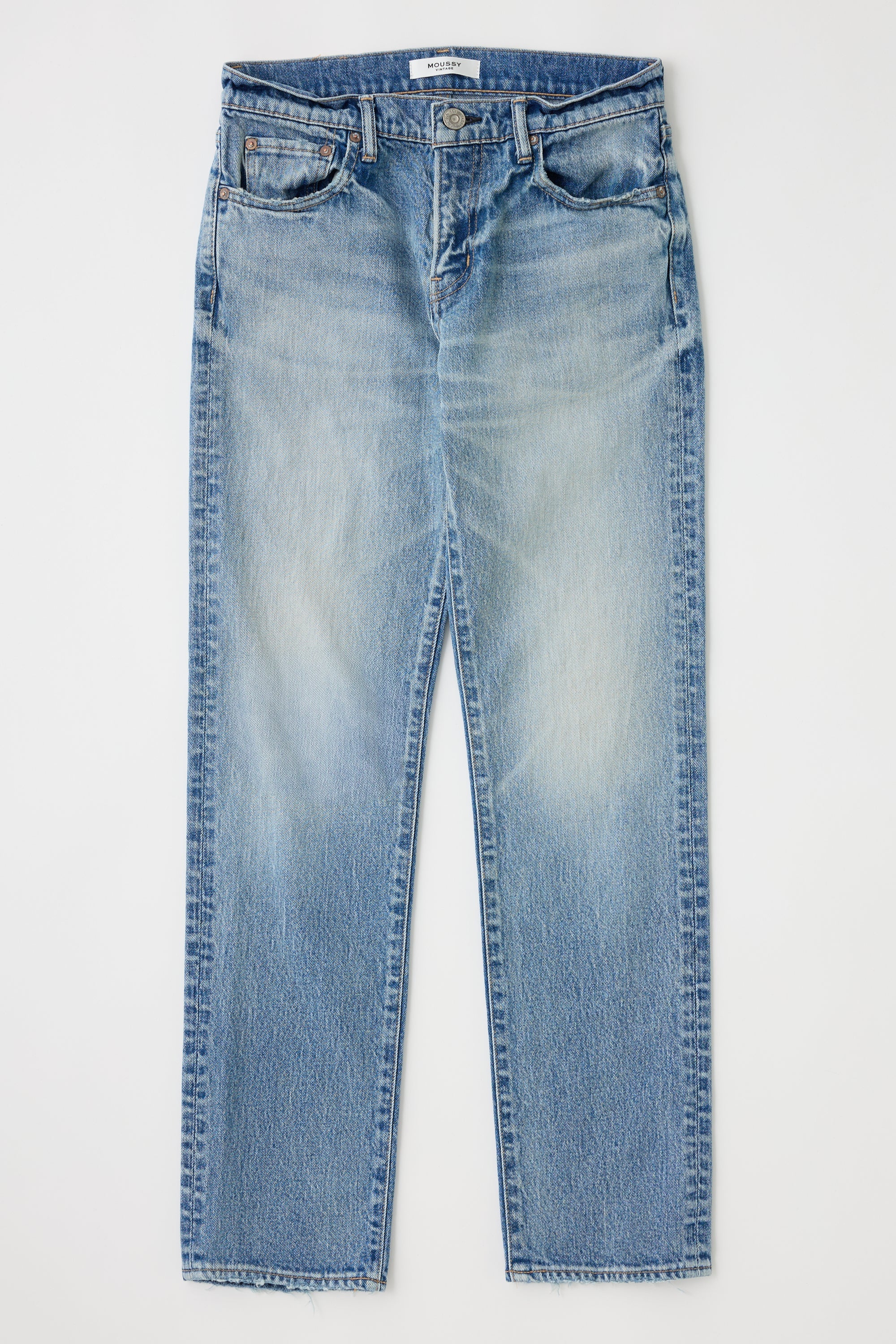 Deland Slim Straight - Light Blue by Moussy — view 4