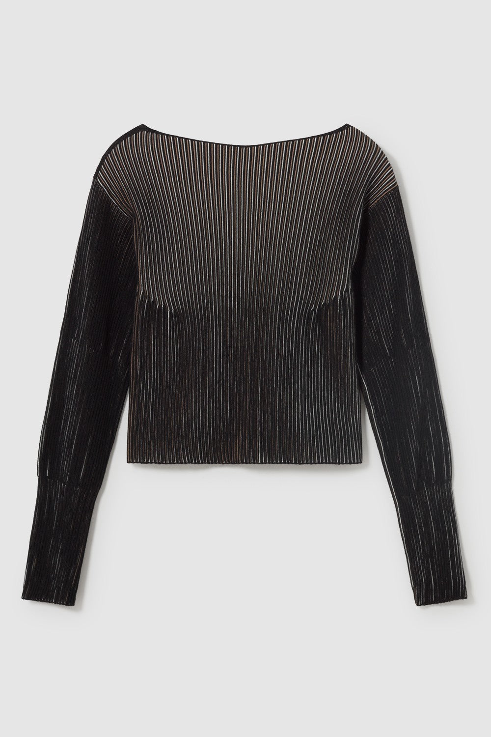 Striped Vertically Sweater - Black by Sita Murt — view 3