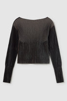 Striped Vertically Sweater - Black by Sita Murt — view 3