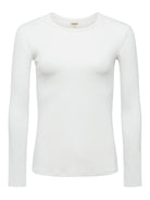 Tess Long Sleeve Tee - White by L'agence — view 4
