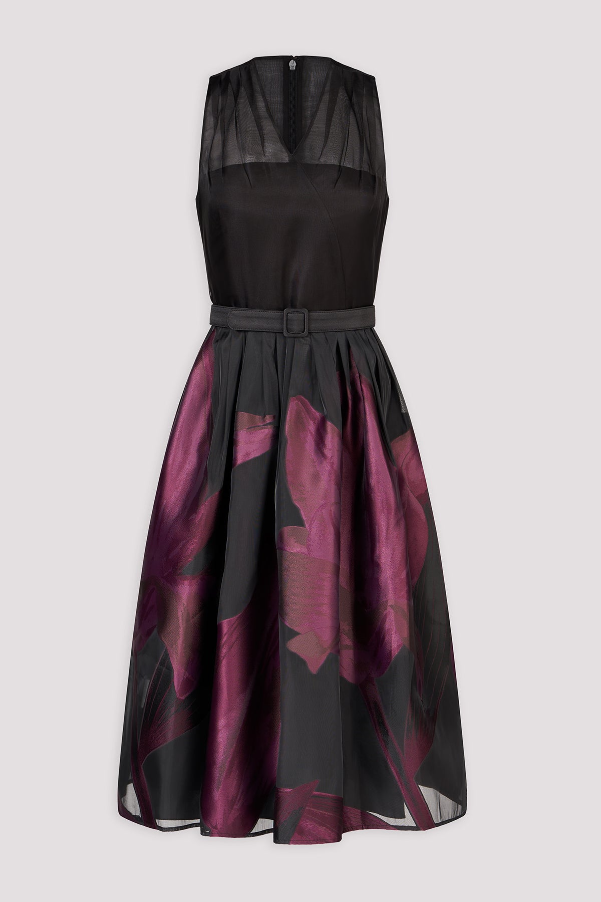 Ellis Midi Dress - Black Fig by Kay Unger — view 3