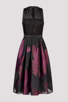 Ellis Midi Dress - Black Fig by Kay Unger — view 3