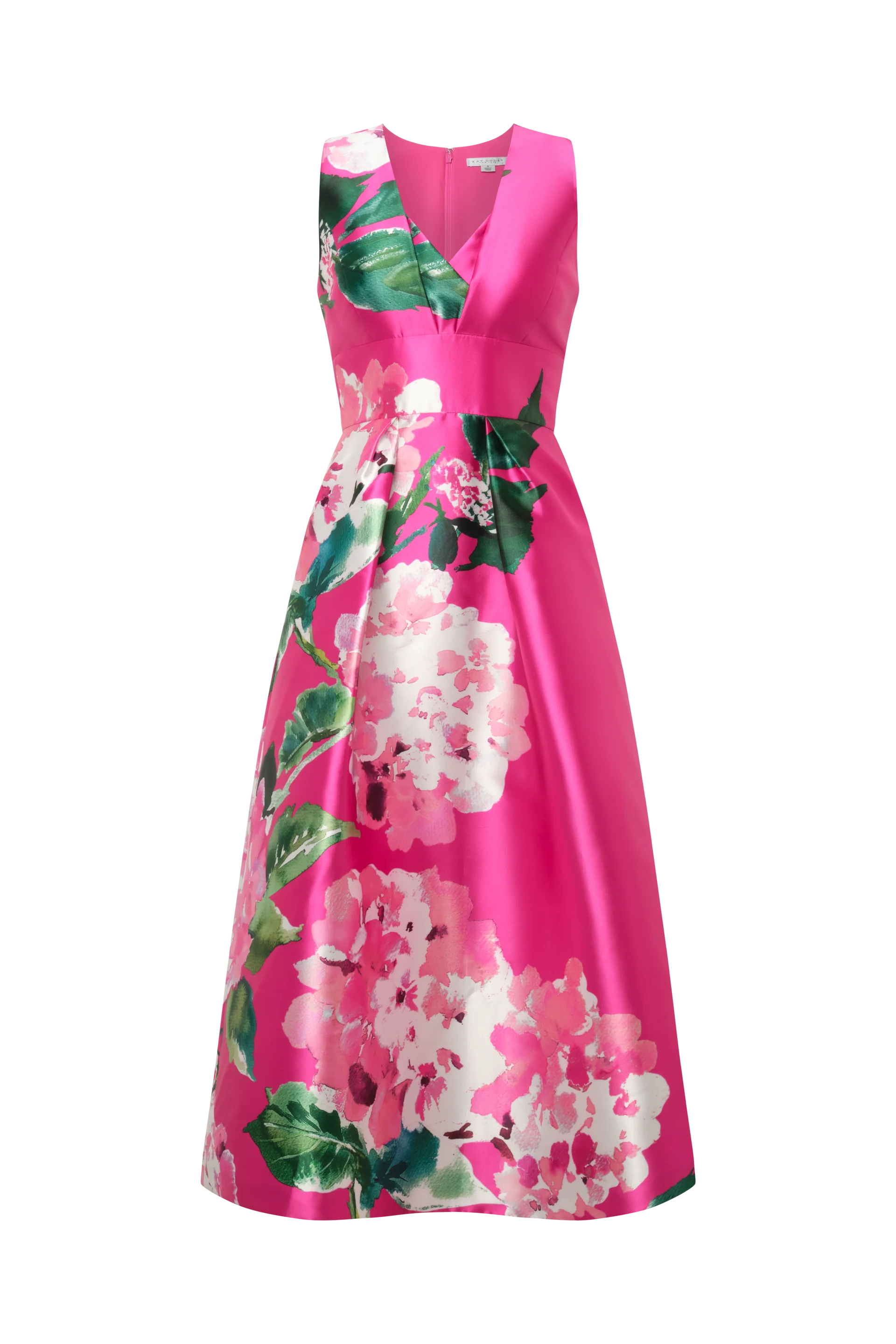 Raina Tea Length Dress - Spring Pink by Kay Unger — view 5